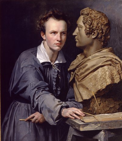 Portrait of the Sculptor J.A. van der Ven by Barthélemy Vieillevoye